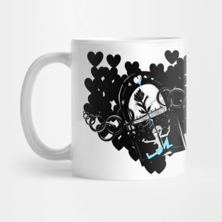 Lock Hearth(Black) Secret of Love Mug